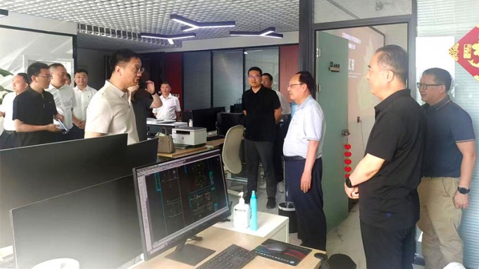 張佩峰一行調研省建筑設計院新疆分公司、省水電設計院新疆分公司